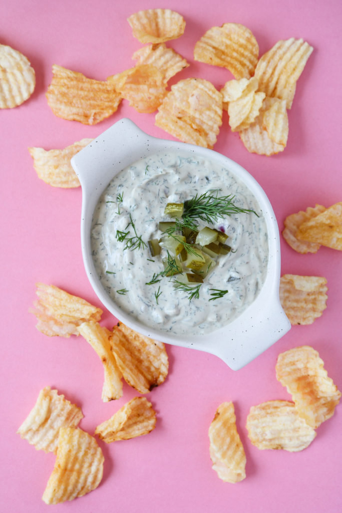 Vegan Dill Pickle Dip Plant Perks