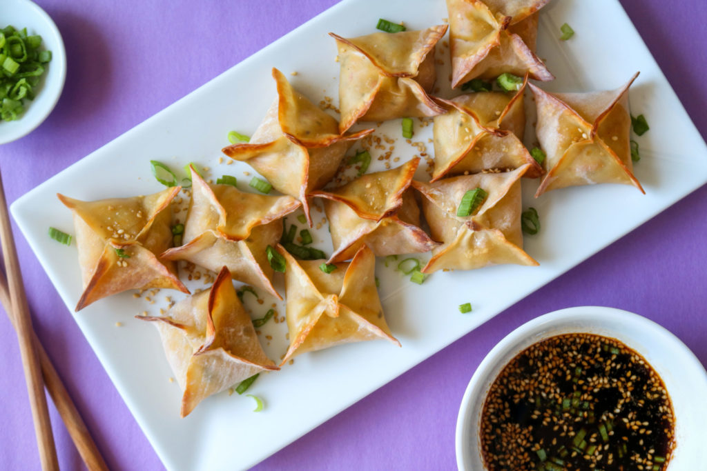 vegan baked crab rangoon