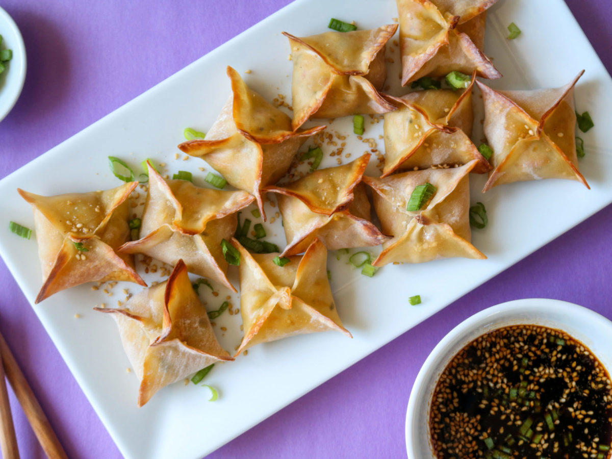 Baked Vegan Crab Rangoon Recipe Plant Perks