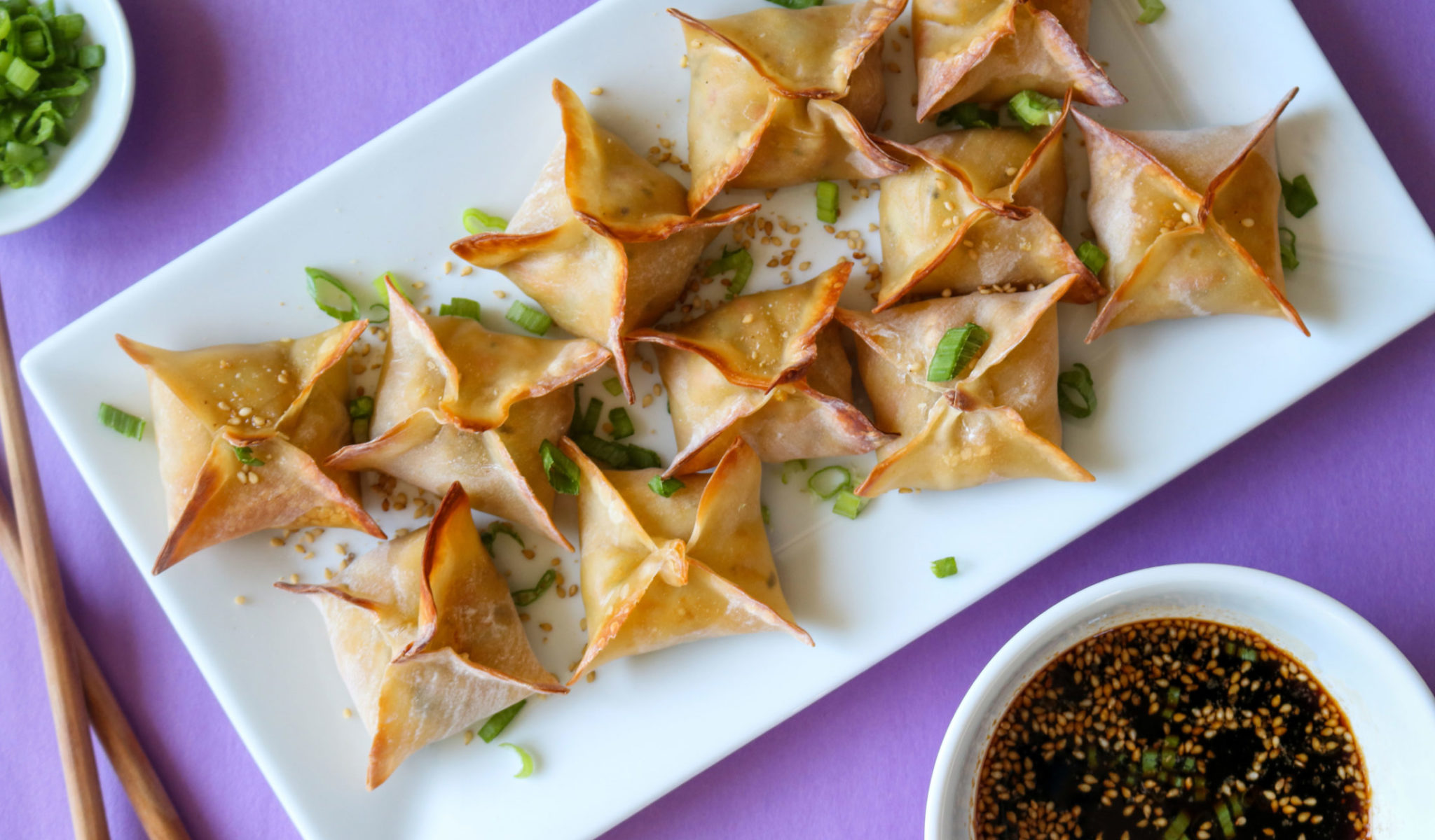 Baked Vegan Crab Rangoon Recipe ️🌱 Plant Perks