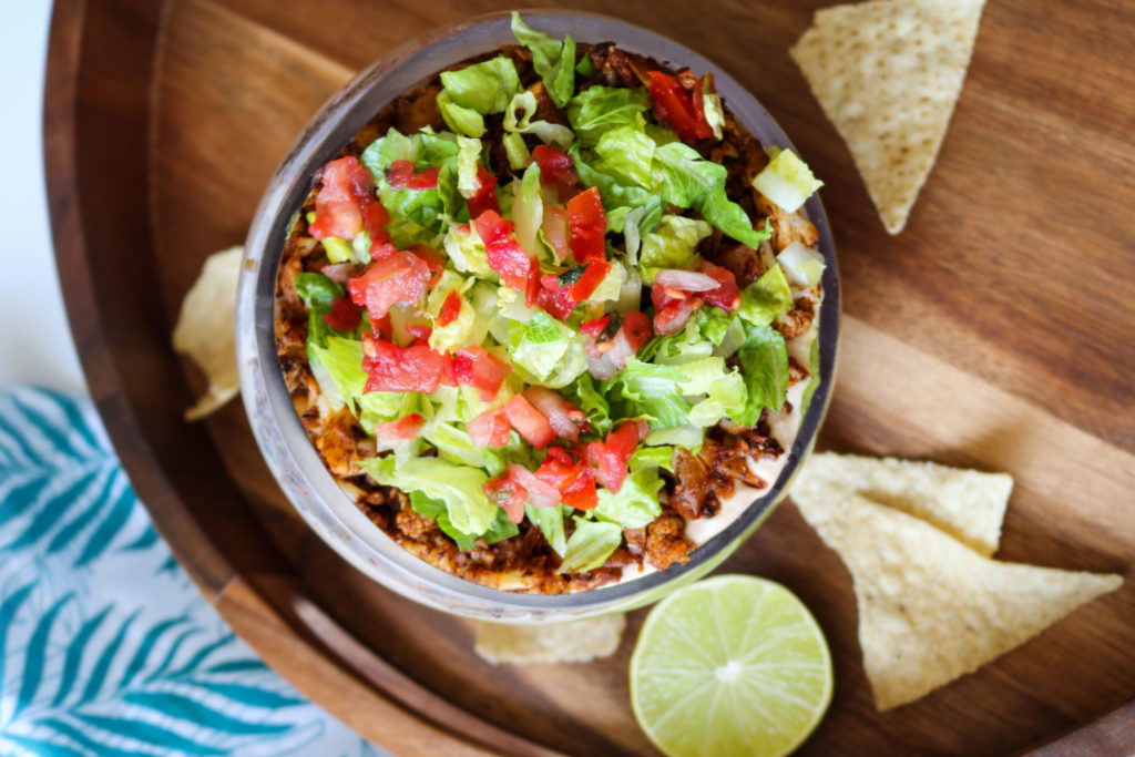 vegan taco dip