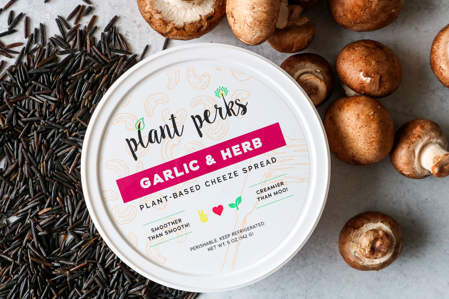 Garlic & Herb Vegan Cheese Spread Recipes ️ ️🌱 Plant Perks