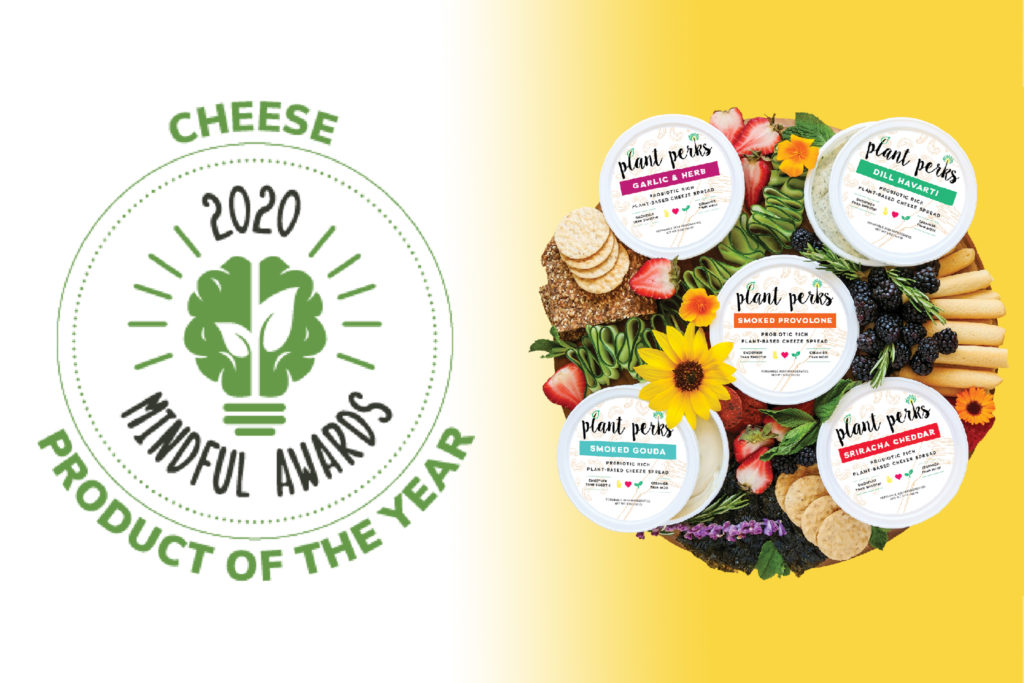 2020 Mindful Awards Plant Perks best cheese of the year