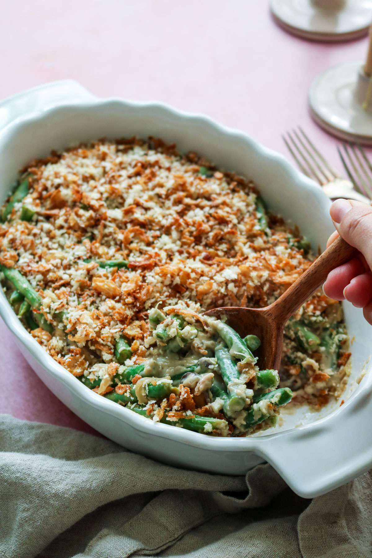 Vegan Green Bean Casserole Recipe ️🌱 Plant Perks